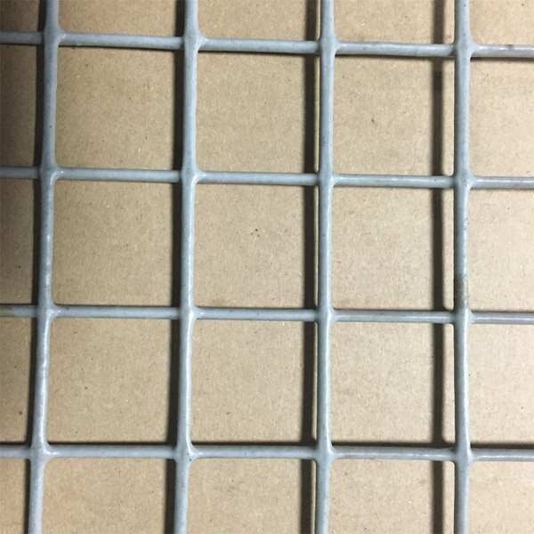 PVC Coated Mesh, 4 ft W, 96 in L, 0.105 in Wire Dia, Light Gray
