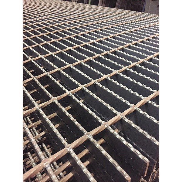 Bar Grating, Serrated, 24in.W x 1.5in.H