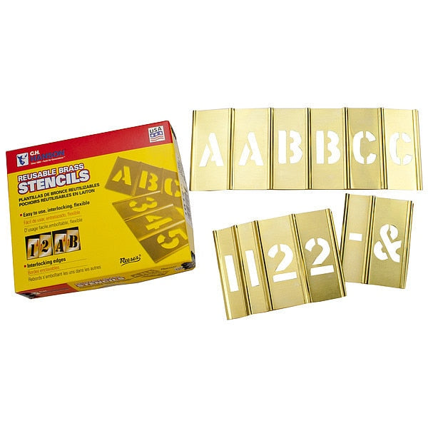 1/2 Inch 77Pc Stencil Set