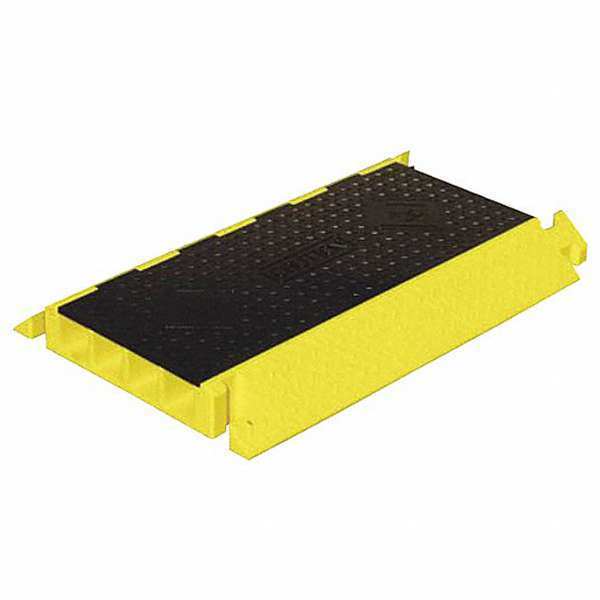 Cable Protector, Hinged, 4 Channels, 3 ft.