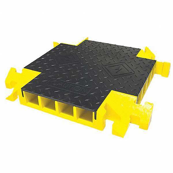 Cable Protector 4-Way, 4 Channels, 2 ft.