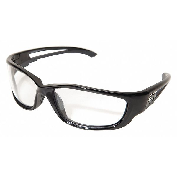 Safety Glasses, Wraparound Clear Polycarbonate Lens, Scratch-Resistant