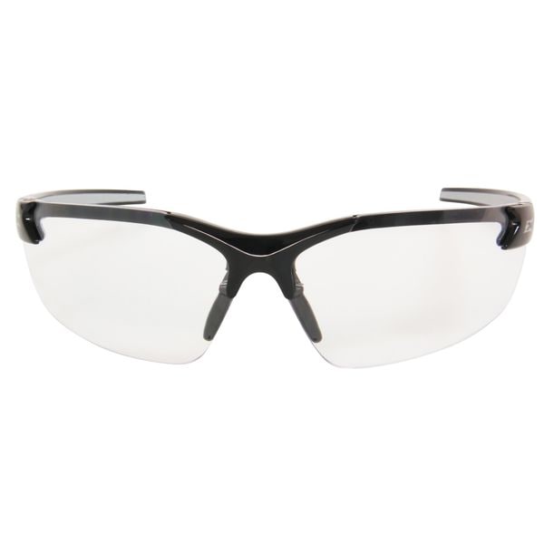 Safety Glasses, Wraparound Clear Polycarbonate Lens, Anti-Fog, Scratch-Resistant