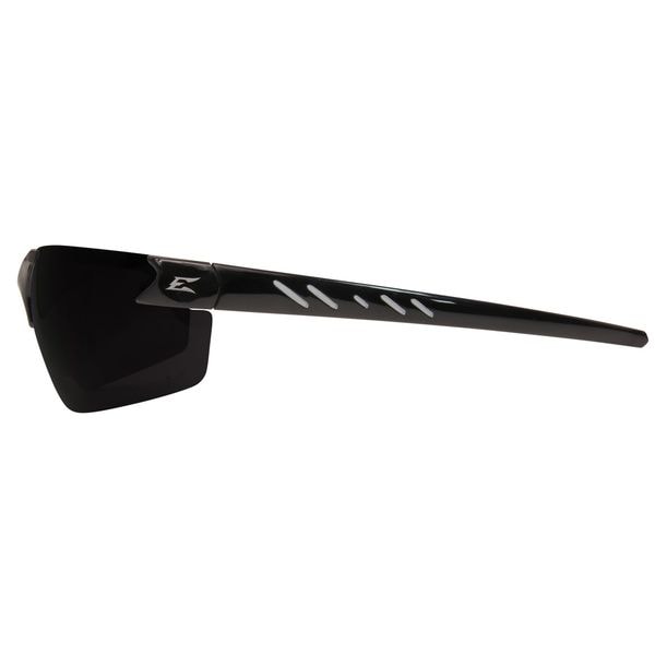 Safety Glasses, Wraparound Smoke Polycarbonate Lens, Anti-Fog, Scratch-Resistant