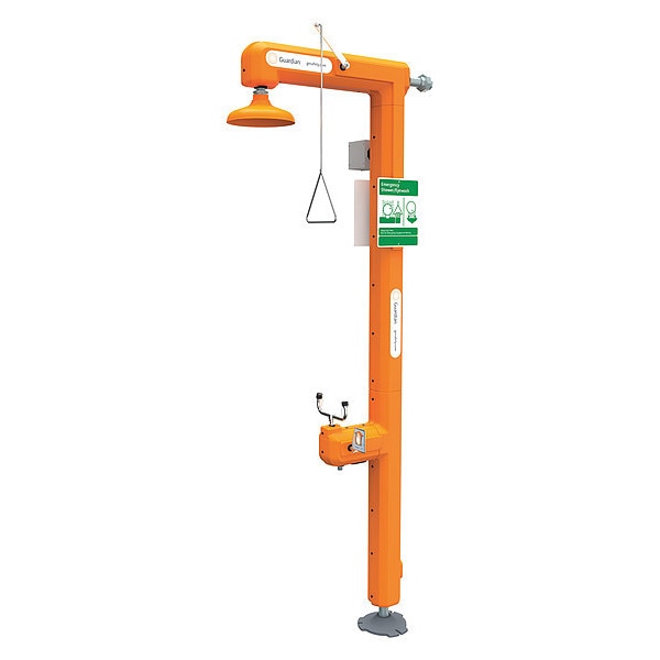 Heat-Trace Shower/Eyewash, NPT Top