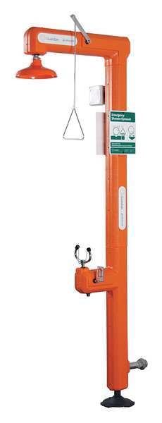 Heat-Trace Shower/Eyewash, NPT Btm