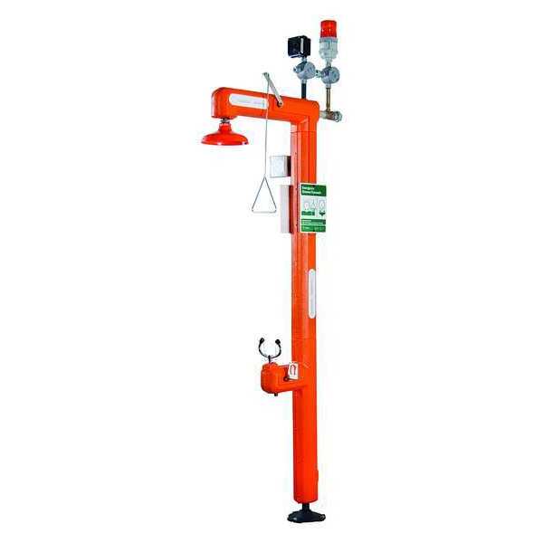 Heat-Trace Shower/Eyewash, NPT Top, Alarm