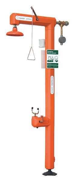 Heat-Trace Shower/Eyewash, NPT Top, Remote