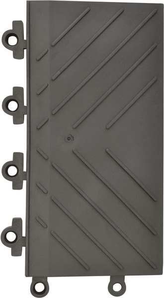Interlocking Mat Edging Vinyl 12 in 6 in 1 in