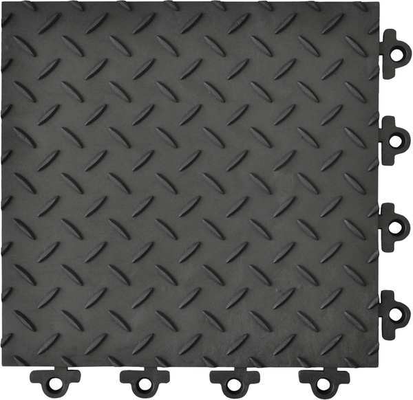 Interlocking Antifatigue Mat Tile PVC 12 in 12 in 1 in