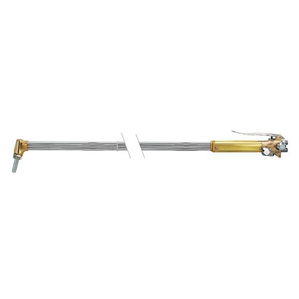 Cutting Torch, Cuts 24 In, 75 deg, 48 In L