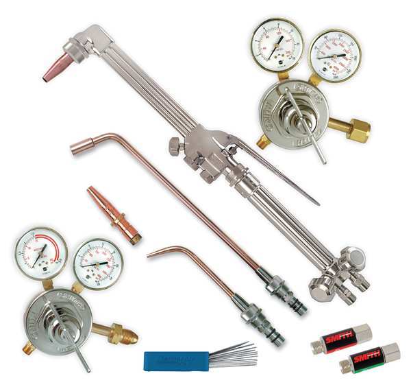 Cutting Torch, Cuts 24 In, 90 deg, 48 In L