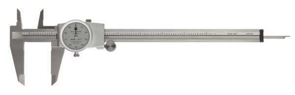 Dial Caliper, Range 0 to 8In, Jaw 1.9In