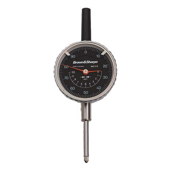 Dial Indicator, 0 to 1 In, 0-100