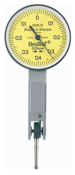 Dial Test Indicator, Vert, 0 to 0.2mm