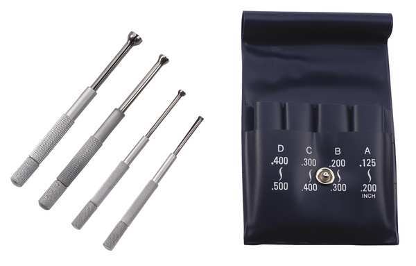Small Hole Gage Set, 0.125 to 0.500