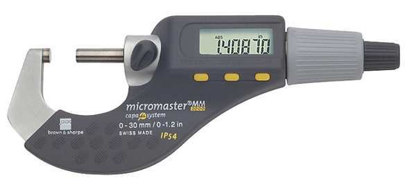 Outside Micrometer, 0 to 1.2