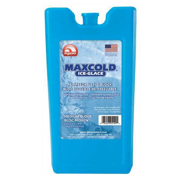 Reusable Ice Block, 7-7/8x15/16x4-1/4 in.