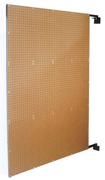 48 In. W x 72 In. H x 1-1/2 In. D Wall Mount Double-Sided Swing Panel Pegboard