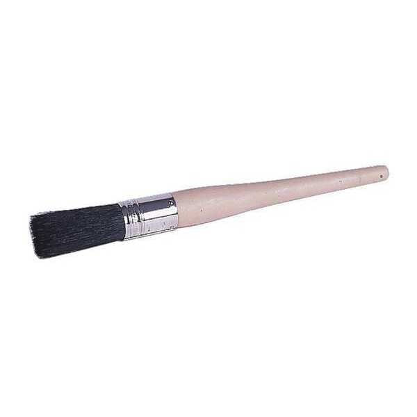 #4 Oval Sash Paint Brush, Ox Hair Bristle, Foam Handle, 1