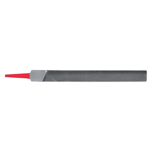 Half Round File, American, 4in.L, Nat.