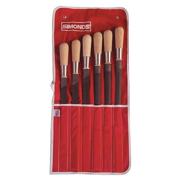 Half Round File, Half Round, 10inL, Natural
