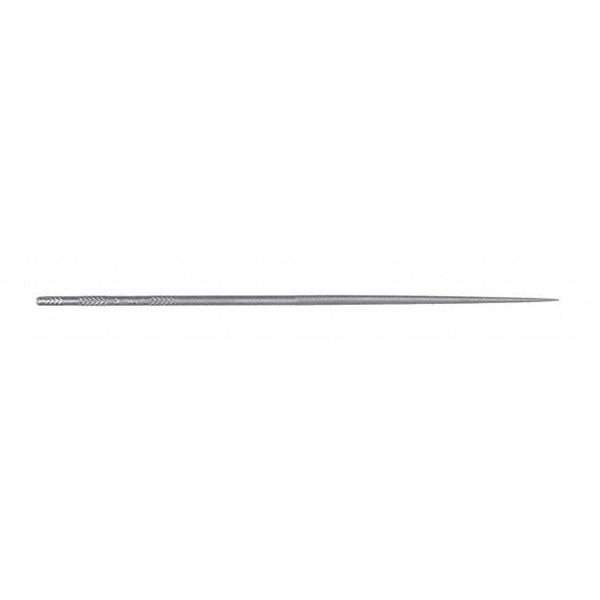 Round Handle Needle File, #2, 4inL