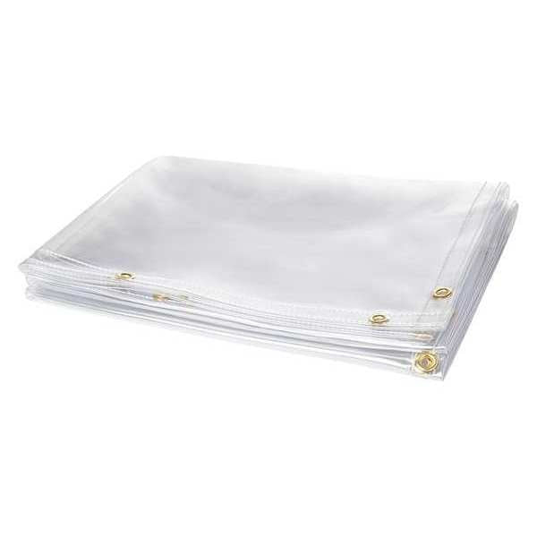 Barrier Curtain, 10 ft. W x 6 ft. H, Clear