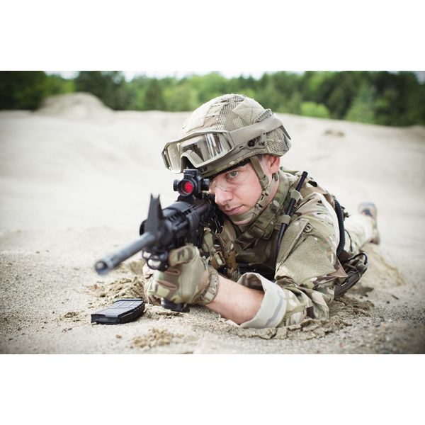 Safety Glasses Military Kit, Wraparound Assorted Polycarbonate Lens, Anti-Fog, Scratch-Resistant