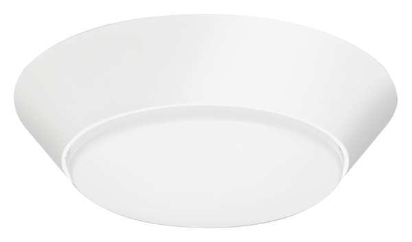LED Flush Mount, 13in, Rnd, Aluminum, 4000K