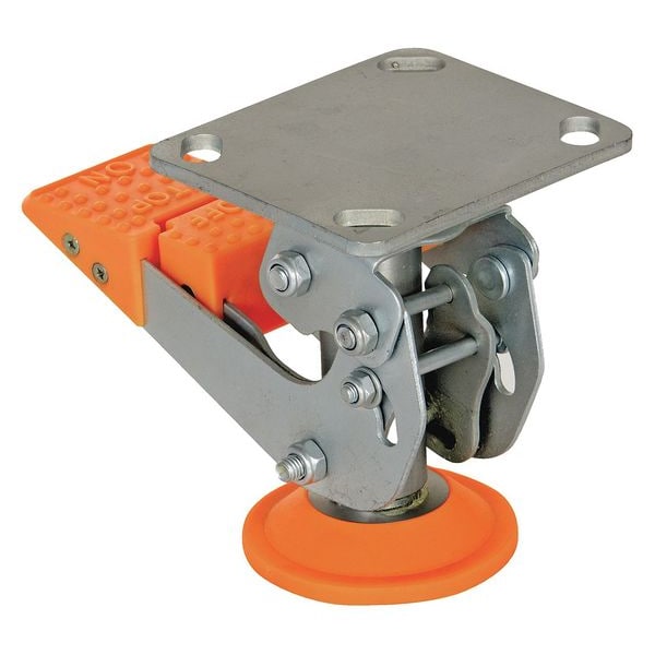 Floor Lck, Top Plate, 5-1/2 in H, 5 in Cstr