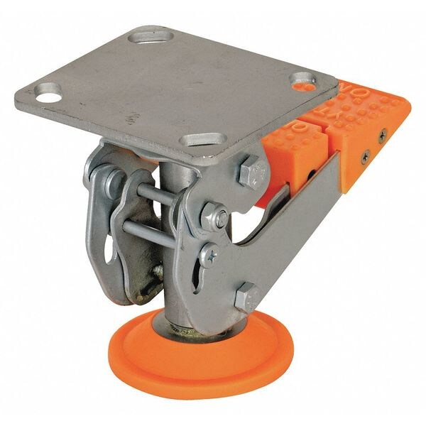 Floor Lck, Top Plate, 5-1/2 in H, 5 in Cstr