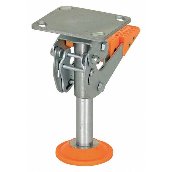 Floor Lck, Top Plate, 8-1/4 in H, 8 in Cstr