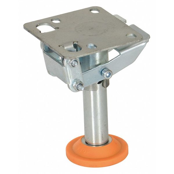 Floor Lck, Top Plate, 5-5/8 in H, 5 in Cstr
