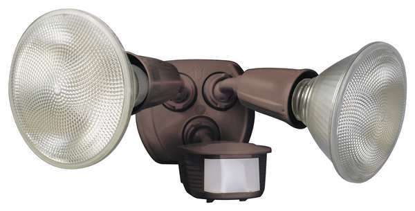Motion Light, 180 Degree, 70 ft, Brz, 16in L