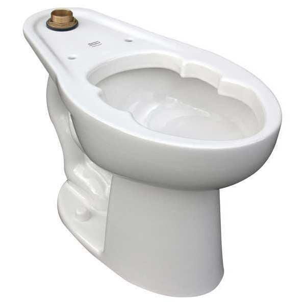 Toilet Bowl, 1.1 to 1.6 gpf, Flush Valve, Floor Mount, Elongated, White