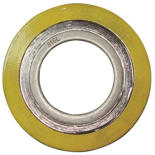 Spiral Wound Metal Gasket, 3/4 In, 316SS
