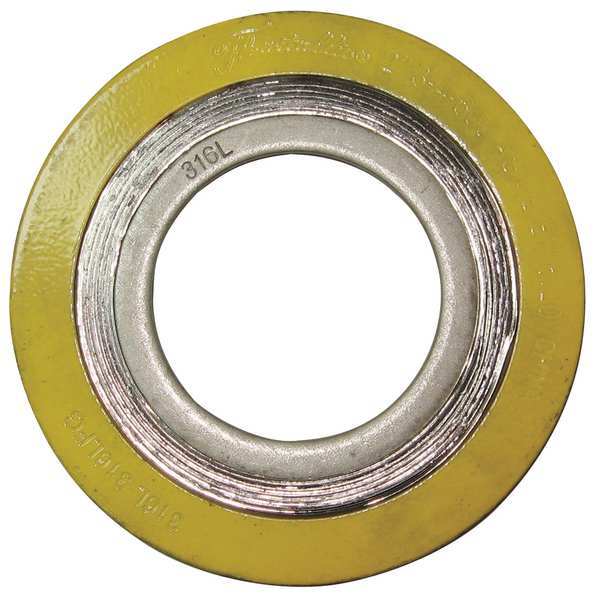 Spiral Wound Metal Gasket, 1-1/4In, 316SS