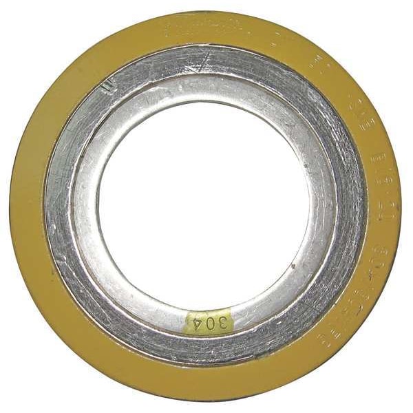 Spiral Wound Metal Gasket, 3/4 In, 304SS