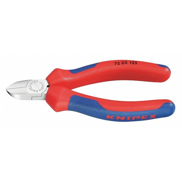 5 in 72 Diagonal Cutting Plier Flush Cut Oval Nose Uninsulated