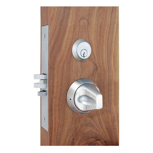 Knob Lockset, Mechanical, Mortise, Grd. 1