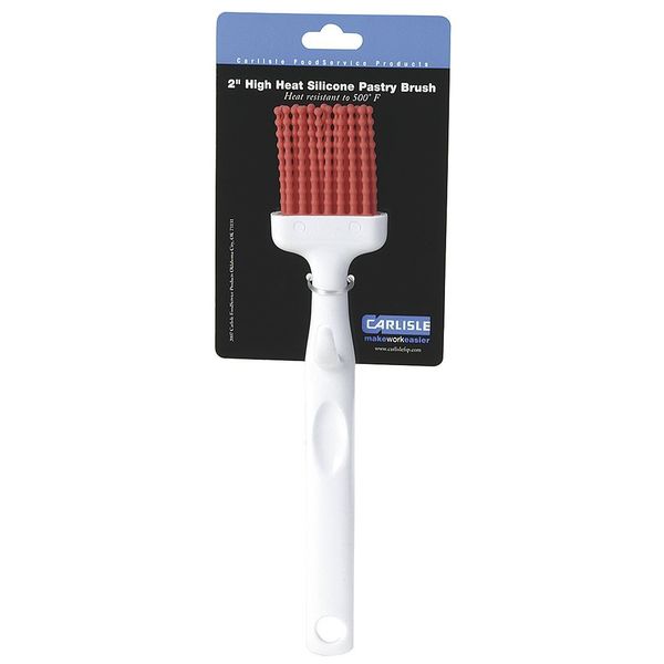 Basting Brush, Silicone, 1-3/4in L.