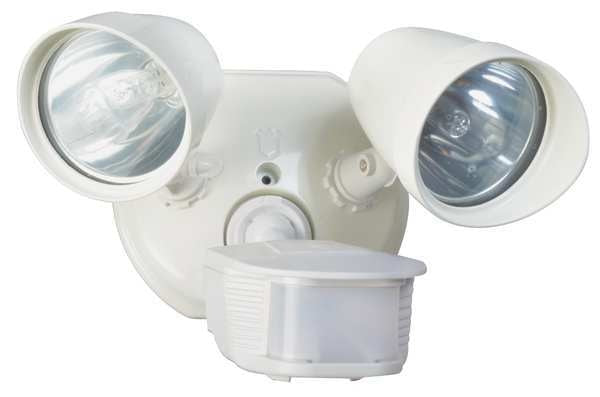 Motion Light, 180 Degree, 70 ft., Wht, 6in W