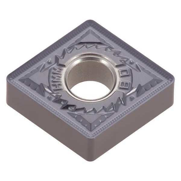 Diamond Turning Insert, Diamond, 1/2 in, CNMG, 80  Degrees, 3/64 in, Carbide