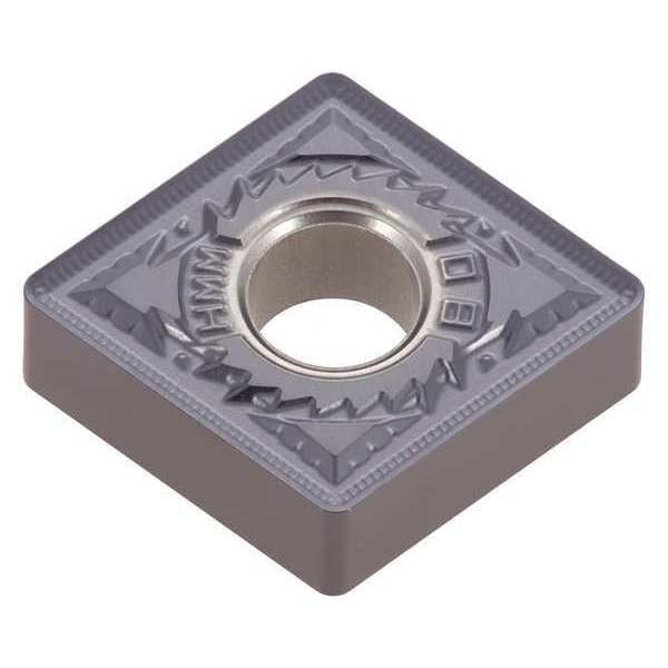 Diamond Turning Insert, Diamond, 1/2 in, CNMG, 80  Degrees, 1/64 in, Carbide