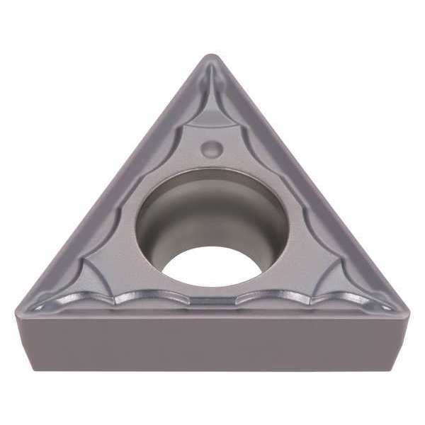 Triangle Turning Insert, Triangle, 1/4 in, TCMT, 0.0156 in, Carbide
