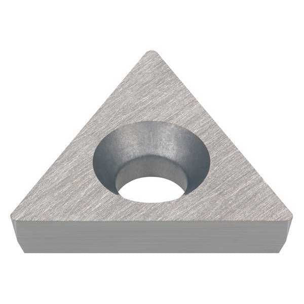 Triangle Turning Insert, Triangle, 3/8 in, TPGA, 0.0156 in, Carbide