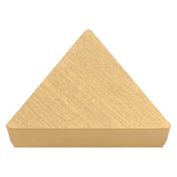 Triangle Turning Insert, Triangle, 3/8 in, TPGN, 0.0156 in, Carbide
