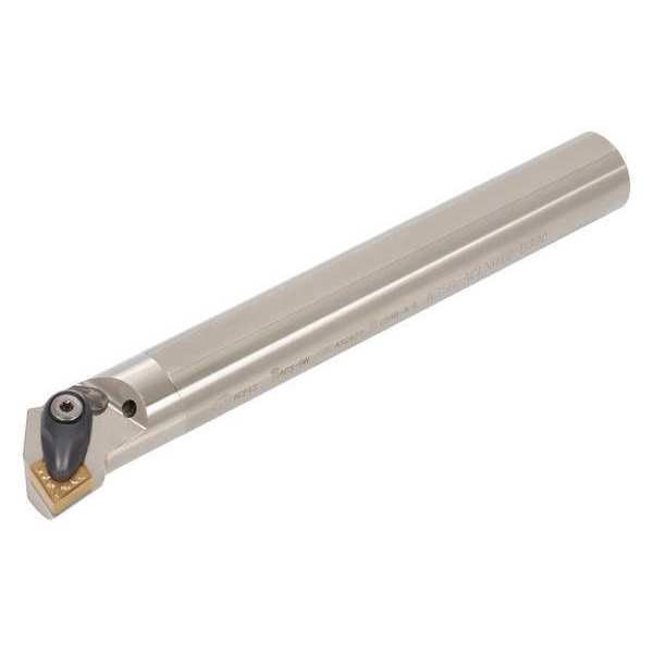 Indexable Boring Bar, A24-ACLNR4-D32, 14 in L, High Speed Steel, 80 Degrees  Diamond Insert Shape
