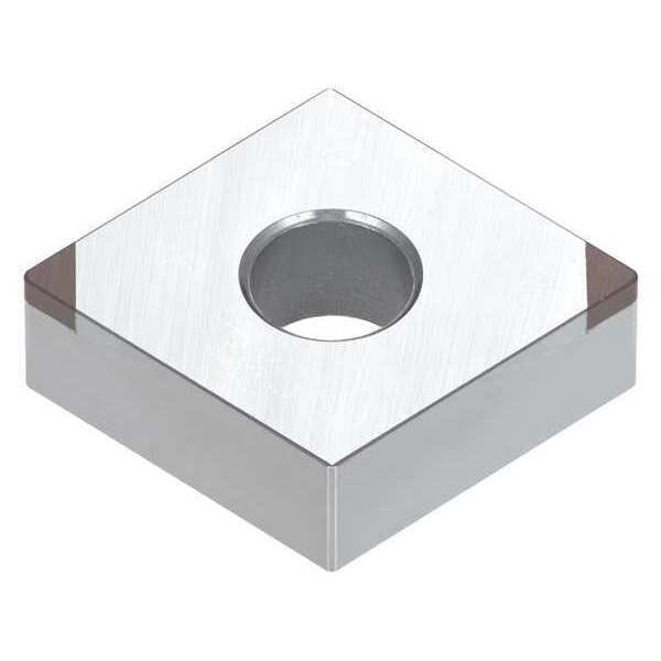 Diamond Turning Insert, Diamond, 1/2 in, CNM, 80  Degrees, 1/32 in, CBN